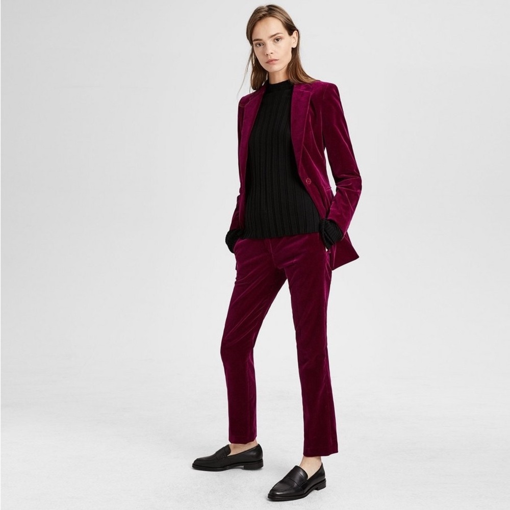 Theory Cotton Blend Null Power Jacket in Electric Pink Sz. 4‎ (Runs Small)